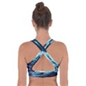 Tsunami Waves Ocean Sea Nautical Nature Water 4 Cross Back Sports Bra View2