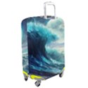 Tsunami Waves Ocean Sea Nautical Nature Water 4 Luggage Cover (Medium) View2