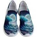 Tsunami Waves Ocean Sea Nautical Nature Water 4 Women s Lightweight Slip Ons View1