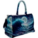 Tsunami Waves Ocean Sea Nautical Nature Water 4 Duffel Travel Bag View2