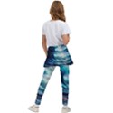 Tsunami Waves Ocean Sea Nautical Nature Water 4 Kids  Skirted Pants View2