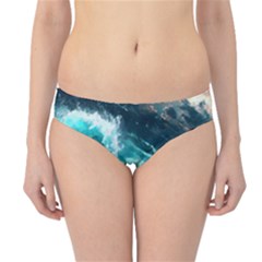 Thunderstorm Tsunami Tidal Wave Ocean Waves Sea Hipster Bikini Bottoms by Jancukart