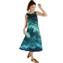 Thunderstorm Tsunami Tidal Wave Ocean Waves Sea Summer Maxi Dress View1