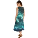 Thunderstorm Tsunami Tidal Wave Ocean Waves Sea Summer Maxi Dress View2