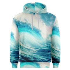 Tsunami Waves Ocean Sea Nautical Nature Water 8 Men s Overhead Hoodie