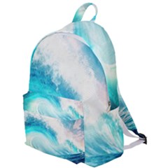 Tsunami Waves Ocean Sea Nautical Nature Water 8 The Plain Backpack by Jancukart