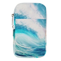 Tsunami Waves Ocean Sea Nautical Nature Water 8 Waist Pouch (large)