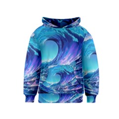 Tsunami Tidal Wave Ocean Waves Sea Nature Water 2 Kids  Pullover Hoodie