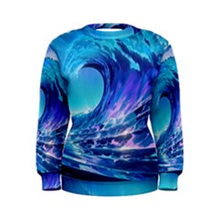 Tsunami Tidal Wave Ocean Waves Sea Nature Water 2 Women s Sweatshirt