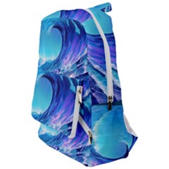 Tsunami Tidal Wave Ocean Waves Sea Nature Water 2 Travelers  Backpack