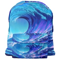 Tsunami Tidal Wave Ocean Waves Sea Nature Water 2 Giant Full Print Backpack by Jancukart