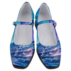 Tsunami Tidal Wave Ocean Waves Sea Nature Water 2 Women s Mary Jane Shoes