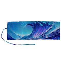 Tsunami Tidal Wave Ocean Waves Sea Nature Water 2 Roll Up Canvas Pencil Holder (m) by Jancukart