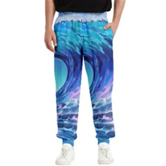 Tsunami Tidal Wave Ocean Waves Sea Nature Water 2 Men s Elastic Waist Pants by Jancukart