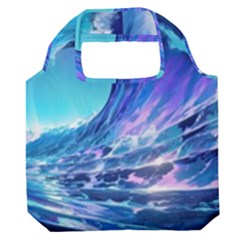 Tsunami Tidal Wave Ocean Waves Sea Nature Water 2 Premium Foldable Grocery Recycle Bag by Jancukart