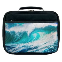 Tsunami Waves Ocean Sea Nautical Nature Water Blue Nature Lunch Bag