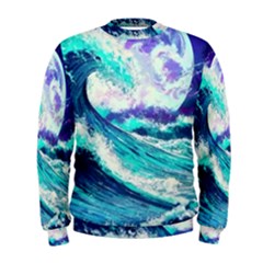 Tsunami Waves Ocean Sea Nautical Nature Water Men s Sweatshirt