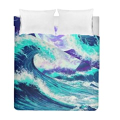 Tsunami Waves Ocean Sea Nautical Nature Water Duvet Cover Double Side (full/ Double Size)