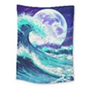 Tsunami Waves Ocean Sea Nautical Nature Water Medium Tapestry View1