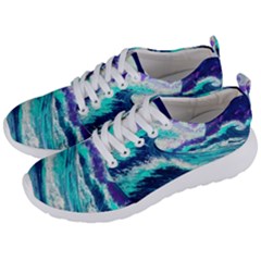 Tsunami Waves Ocean Sea Nautical Nature Water Men s Lightweight Sports Shoes by Jancukart