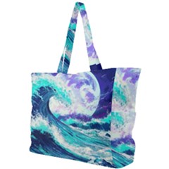 Tsunami Waves Ocean Sea Nautical Nature Water Simple Shoulder Bag