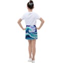 Tsunami Waves Ocean Sea Nautical Nature Water Kids  Tennis Skirt View2