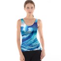 Tsunami Tidal Wave Ocean Waves Sea Nature Water 3 Tank Top View1