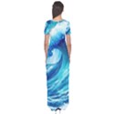 Tsunami Tidal Wave Ocean Waves Sea Nature Water 3 Short Sleeve Maxi Dress View2