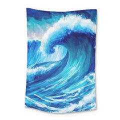 Tsunami Tidal Wave Ocean Waves Sea Nature Water 3 Small Tapestry by Jancukart