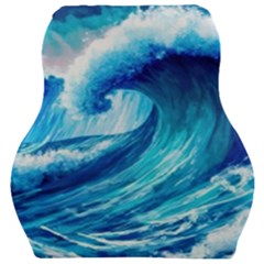 Tsunami Tidal Wave Ocean Waves Sea Nature Water 3 Car Seat Velour Cushion 