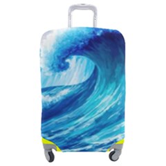 Tsunami Tidal Wave Ocean Waves Sea Nature Water 3 Luggage Cover (medium) by Jancukart