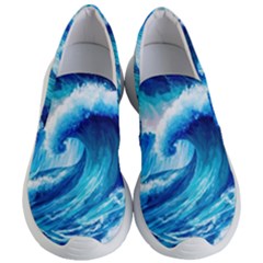 Tsunami Tidal Wave Ocean Waves Sea Nature Water 3 Women s Lightweight Slip Ons by Jancukart