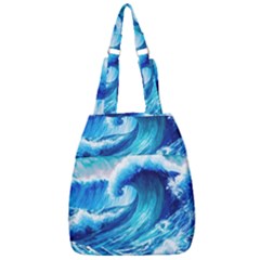 Tsunami Tidal Wave Ocean Waves Sea Nature Water 3 Center Zip Backpack