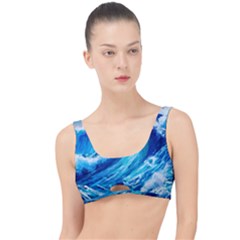 Tsunami Tidal Wave Ocean Waves Sea Nature Water 3 The Little Details Bikini Top