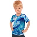 Tsunami Tidal Wave Ocean Waves Sea Nature Water 3 Kids  Sports Tee View1