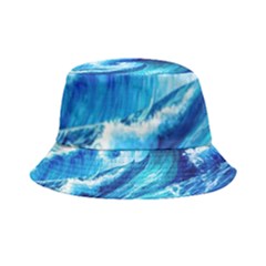 Tsunami Tidal Wave Ocean Waves Sea Nature Water 3 Inside Out Bucket Hat by Jancukart