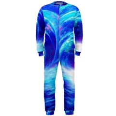 Tsunami Waves Ocean Sea Nautical Nature Water Art Work Onepiece Jumpsuit (men)