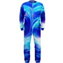 Tsunami Waves Ocean Sea Nautical Nature Water Art Work OnePiece Jumpsuit (Men) View1