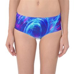 Tsunami Waves Ocean Sea Nautical Nature Water Art Work Mid-waist Bikini Bottoms