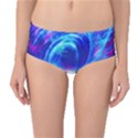 Tsunami Waves Ocean Sea Nautical Nature Water Art Work Mid-Waist Bikini Bottoms View1