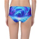 Tsunami Waves Ocean Sea Nautical Nature Water Art Work Mid-Waist Bikini Bottoms View2