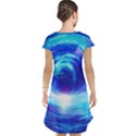 Tsunami Waves Ocean Sea Nautical Nature Water Art Work Cap Sleeve Nightdress View2