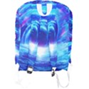 Tsunami Waves Ocean Sea Nautical Nature Water Art Work Full Print Backpack View2