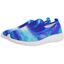 Tsunami Waves Ocean Sea Nautical Nature Water Art Work Men s Slip On Sneakers View2