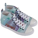 Amsterdam Landmark Landscape Women s Mid-Top Canvas Sneakers View3