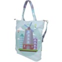 Amsterdam Landmark Landscape Shoulder Tote Bag View2