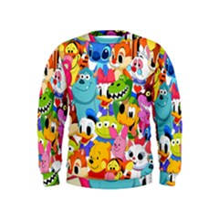 Illustration Cartoon Character Animal Cute Kids  Sweatshirt by Sudheng