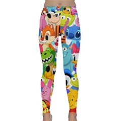 Illustration Cartoon Character Animal Cute Classic Yoga Leggings by Sudheng