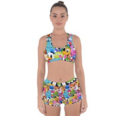 Illustration Cartoon Character Animal Cute Racerback Boyleg Bikini Set by Sudheng