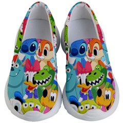 Illustration Cartoon Character Animal Cute Kids Lightweight Slip Ons by Sudheng